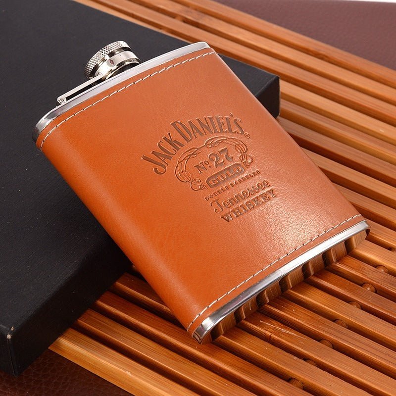 Jack Daniels Flat Hip Flask (6oz)