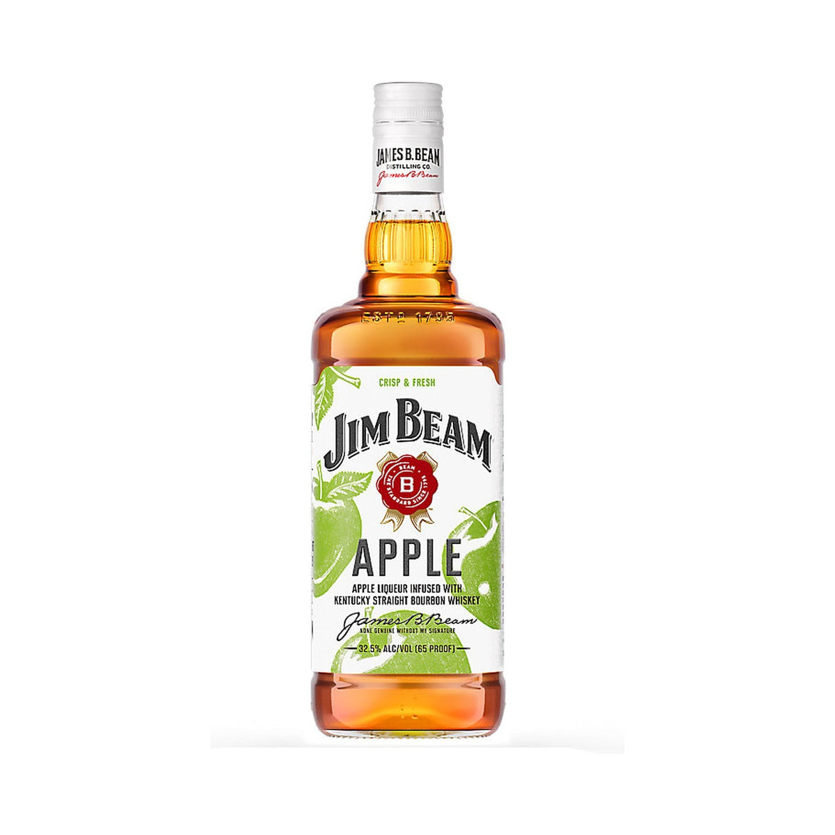 Jim Beam Apple Flavored Whiskey 1L