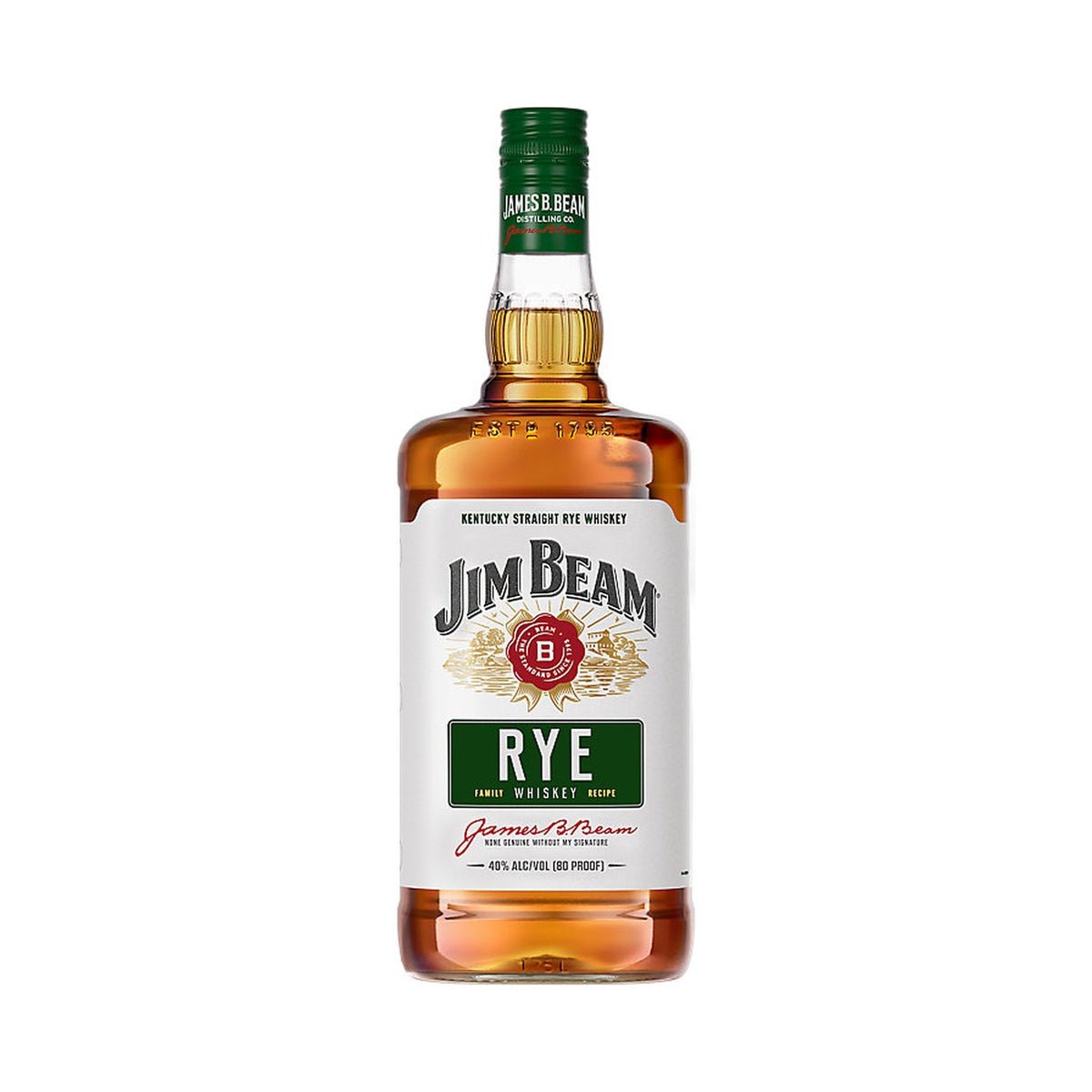 Jim Beam Kentucky Straight Rye Whiskey 1.75L