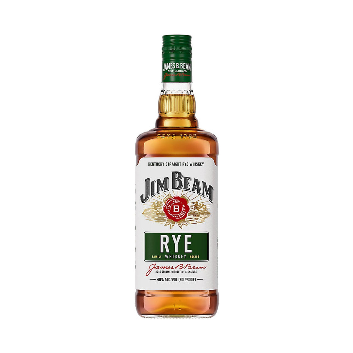 Jim Beam Kentucky Straight Rye Whiskey 1L