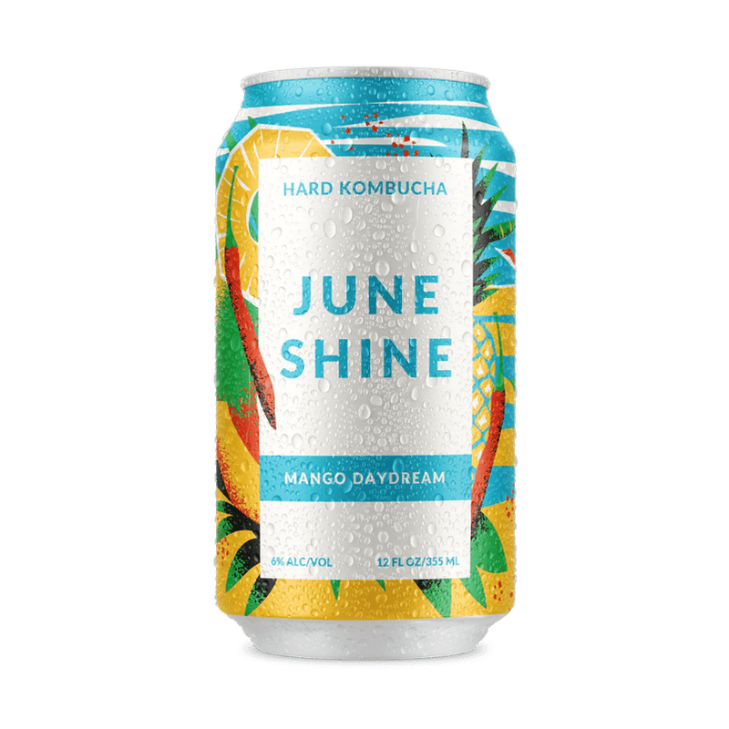 JuneShine Mango Day Hard Kombucha 4-pack Cans
