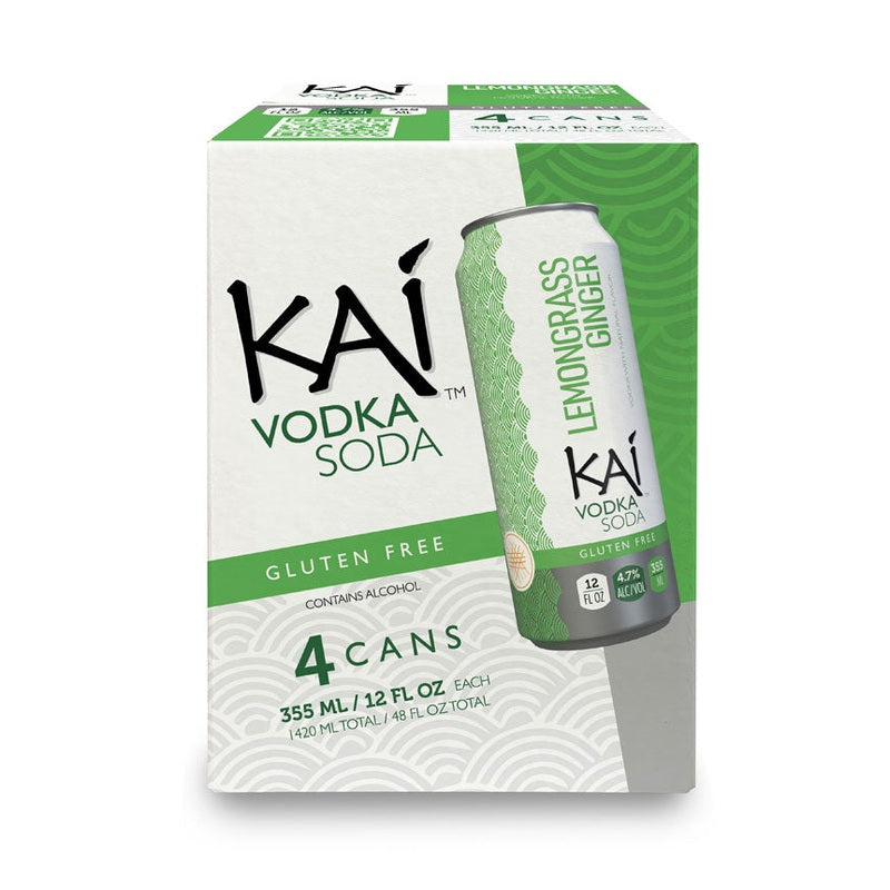 Kai Spirits Ginger Lemongrass Vodka Soda 4-Pack