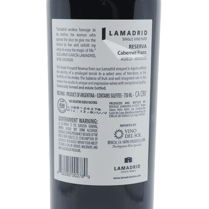 Lamadrid Cabernet Franc 2022