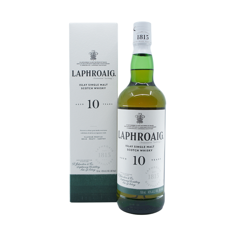 Laphroaig 10 Year Old Islay Single Malt Scotch Whisky