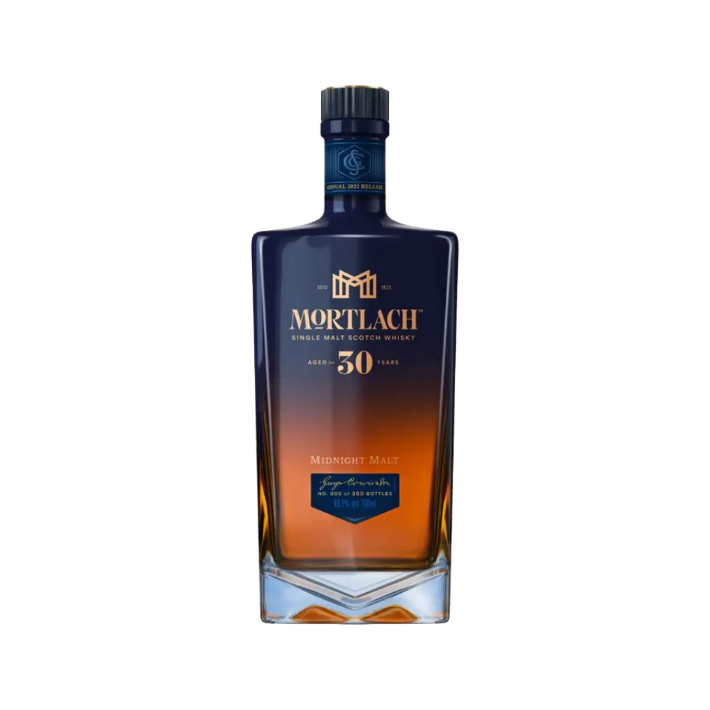 Mortlach Single Malt Scotch Midnight Malt 30 Year 2023 Edition