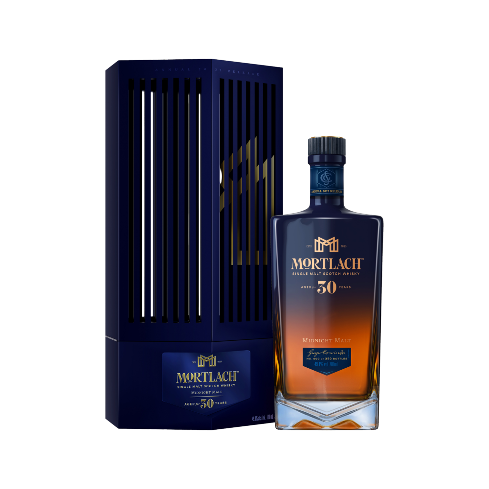 Mortlach Single Malt Scotch Midnight Malt 30 Year 2023 Edition