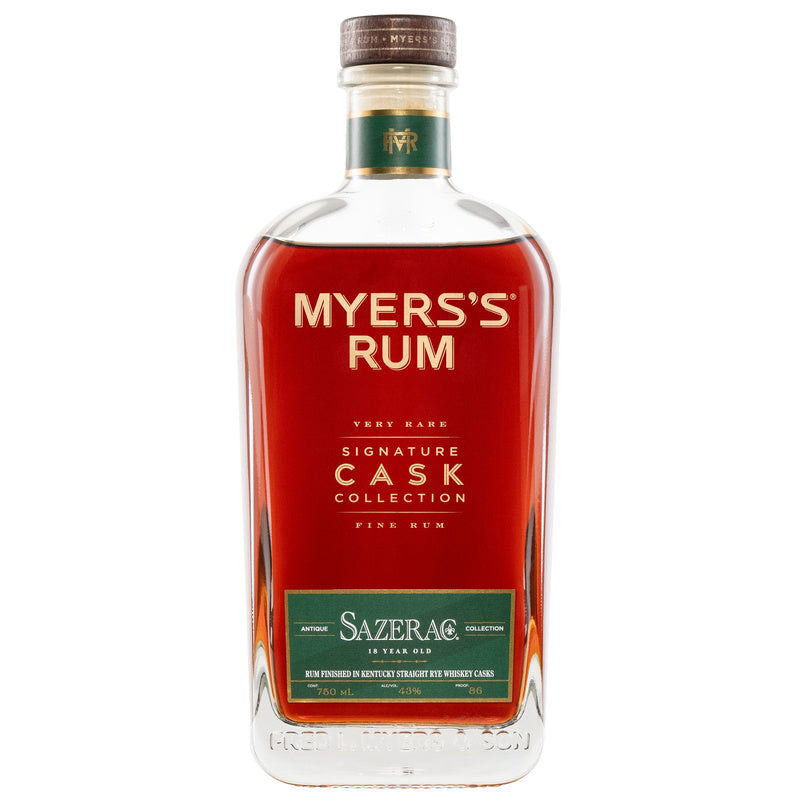 Myers's Signature Cask Collection Sazerac Rye 18-Year-Old Barrel Finished Rum 750ml
