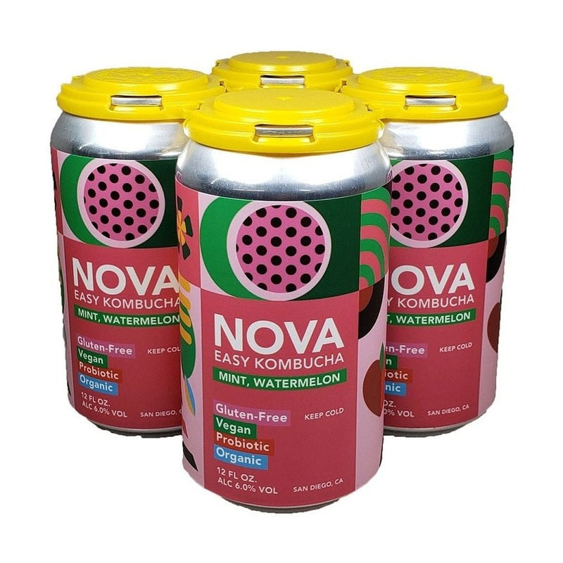 Nova Easy Kombucha Mint - Watermelon 4-Pack
