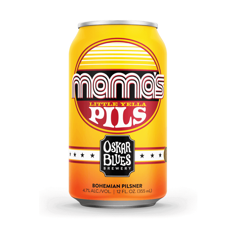 Oskar Blues Brewery Mama's Little Yella Pils Bohemian Pilsner Beer 6-Pack
