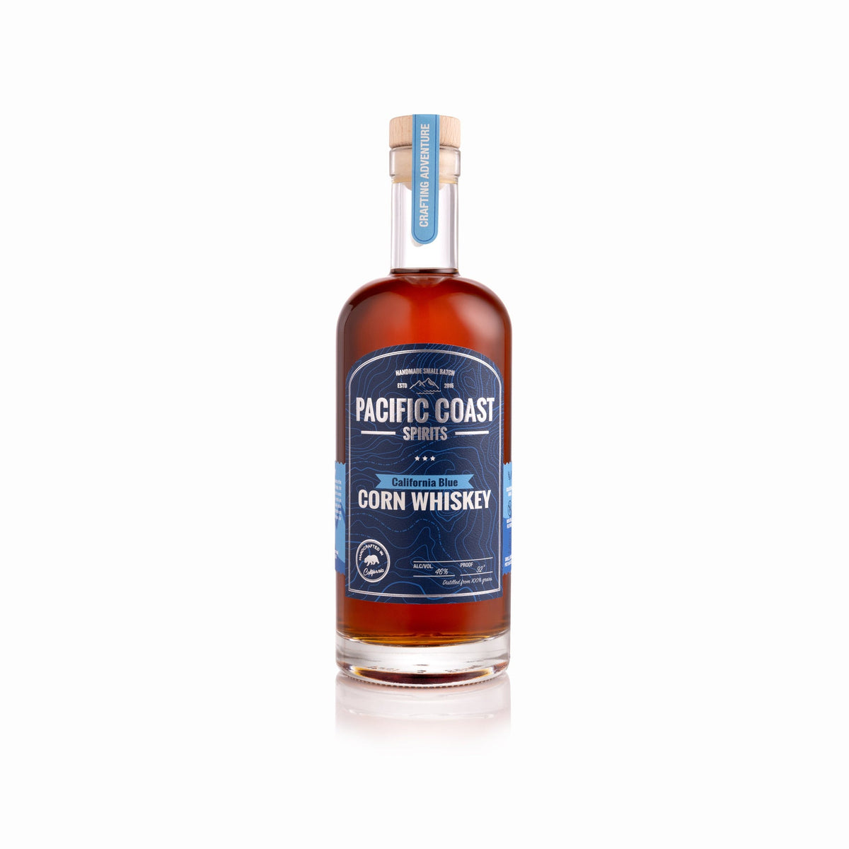 Pacific Coast Spirits California Blue Corn Whiskey 750ml