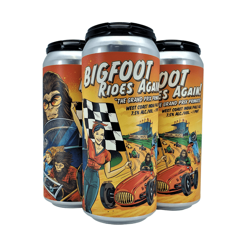 Paperback Brewing Co. Bigfoot Rides Again West Coast IPA Beer 4-Pack