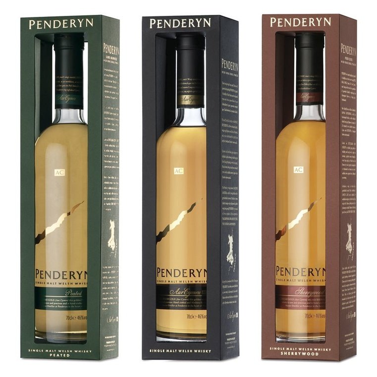 Penderyn Peated Single Malt Welsh Whisky (750mL)