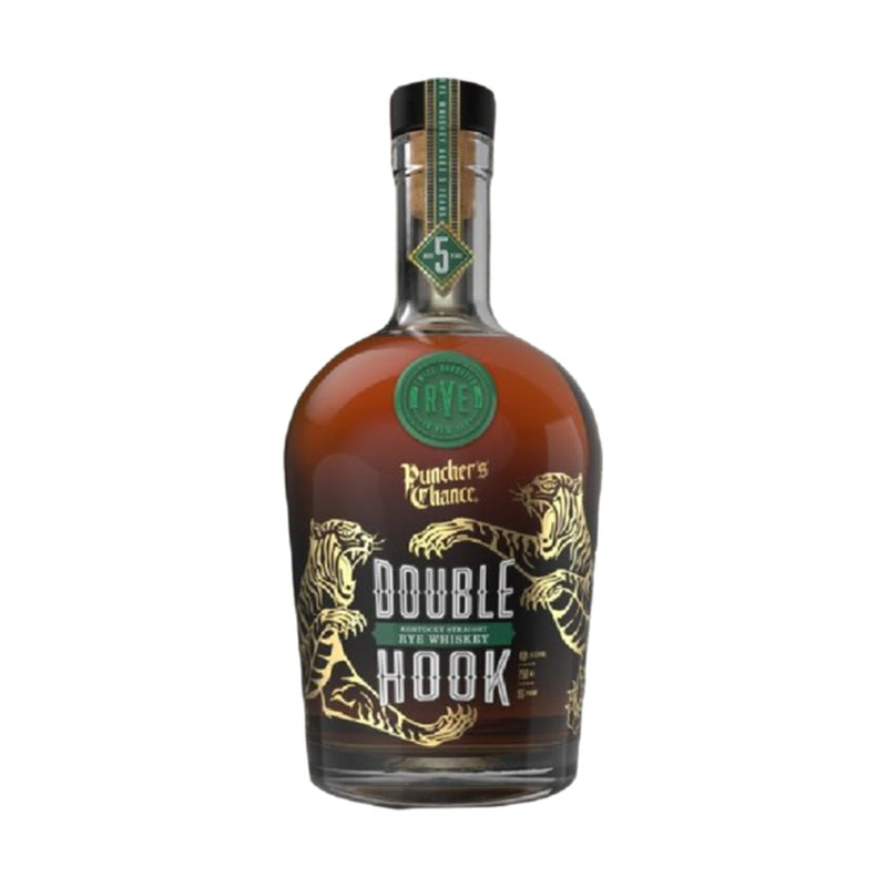 Puncher's Chance Straight Rye Whiskey Double Hook 5 Year 96