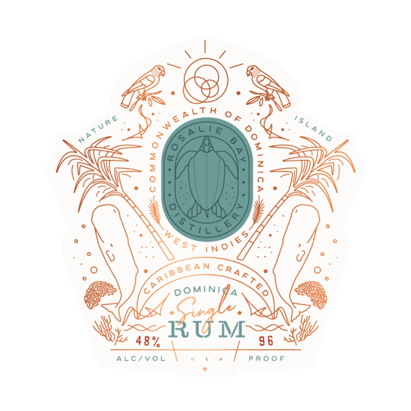 Raising Glasses Rum Rosalie Bay Dominican Small Batch (375ml)