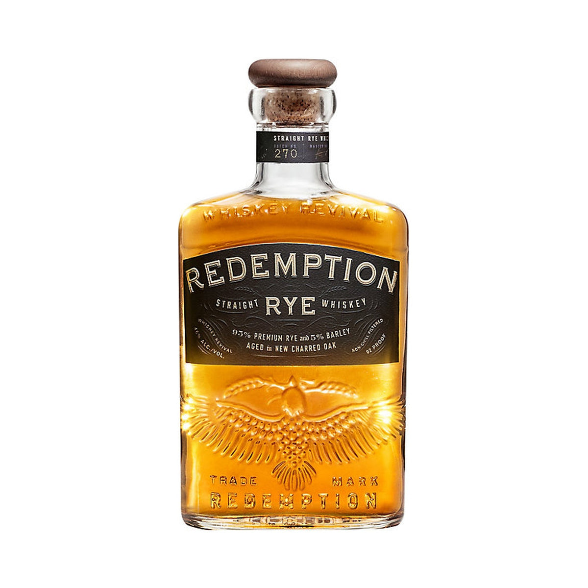 Redemption Straight Rye Whiskey 750ml