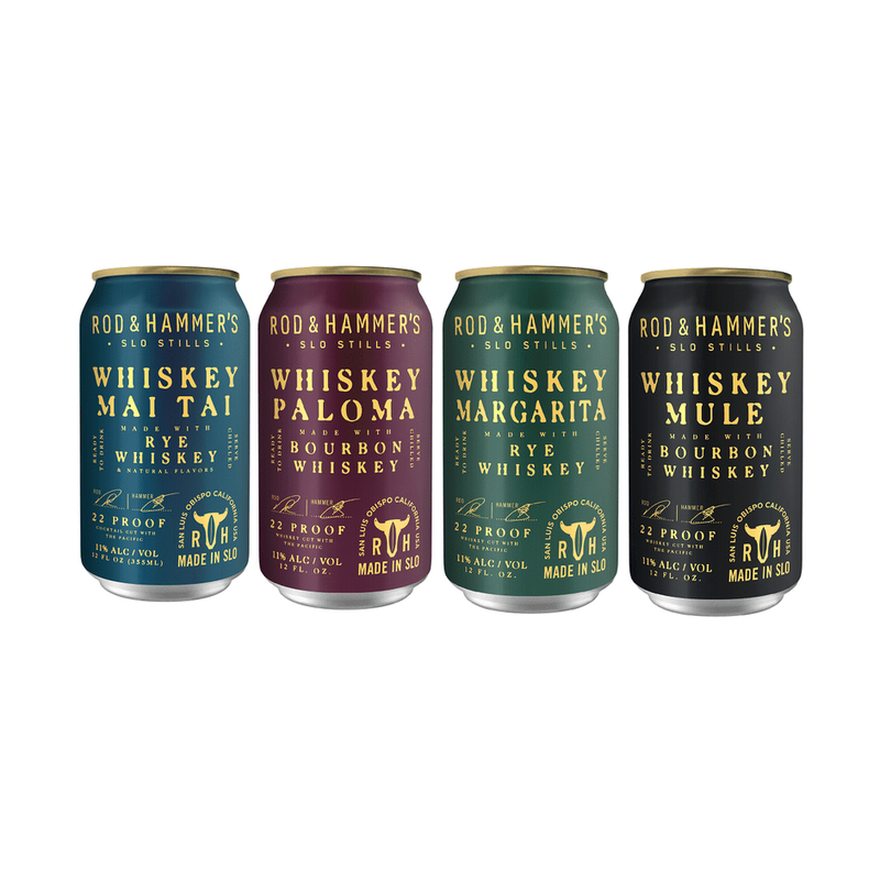 Rod & Hammer's SLO Stills Whiskey Cocktails Variety 8-Pack