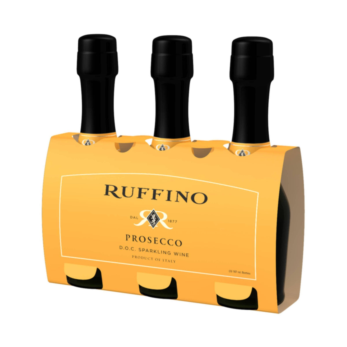 Ruffino Prosecco DOC 3-Pack (3 x 187 mL)