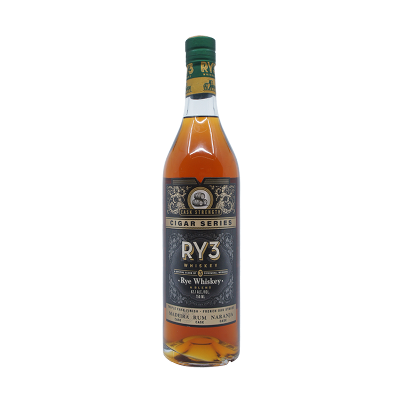 Ry3 Whiskey Cigar Series Cask Strength Rye Whiskey
