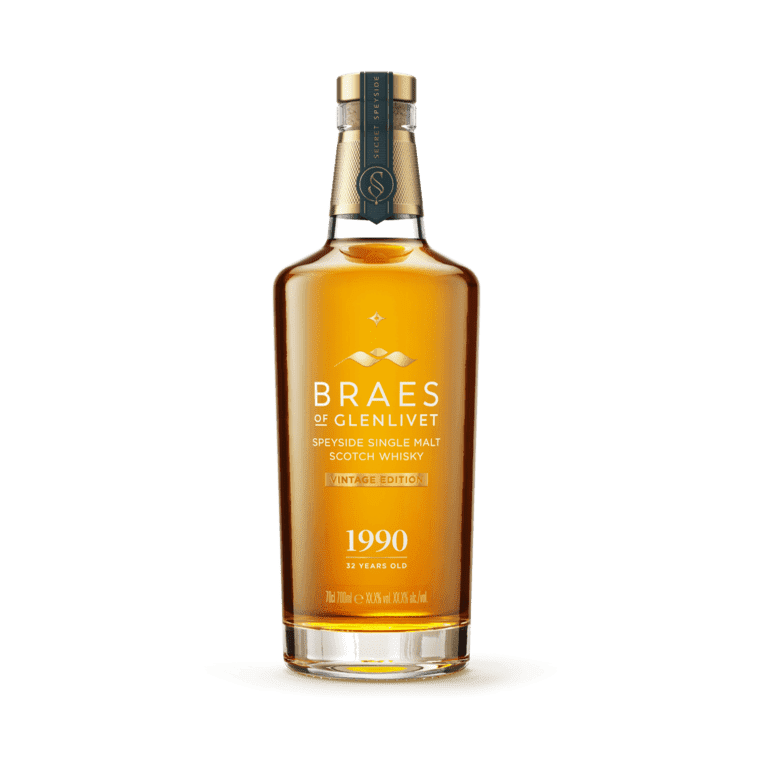 Secret Speyside 'Braes of Glenlivet Vintage 1990 32 Year Old' Single Malt Scotch Whisky