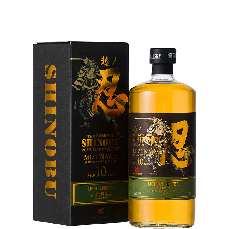 Shinobu Pure Malt Mizunara Lightly Peated 10 Year 750ml
