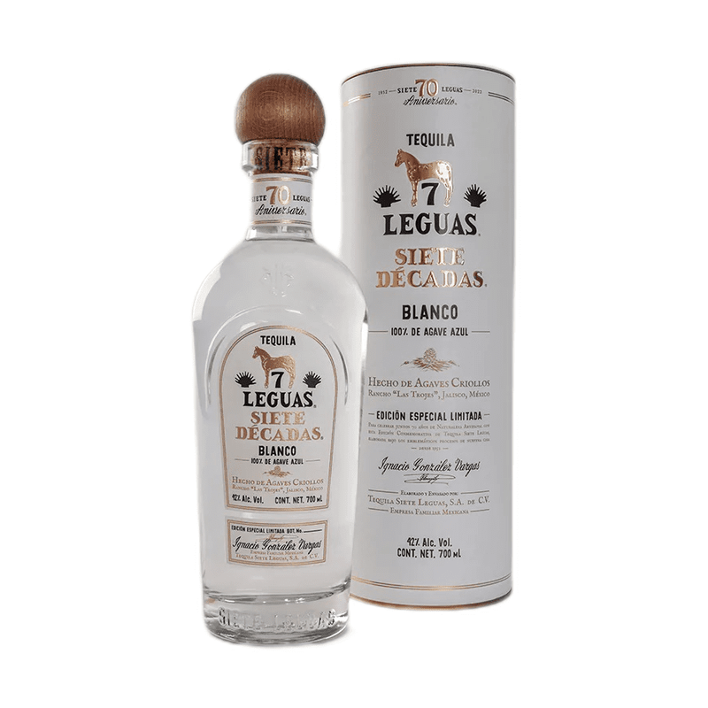 Siete Leguas 'Siete Decadas' Blanco Tequila