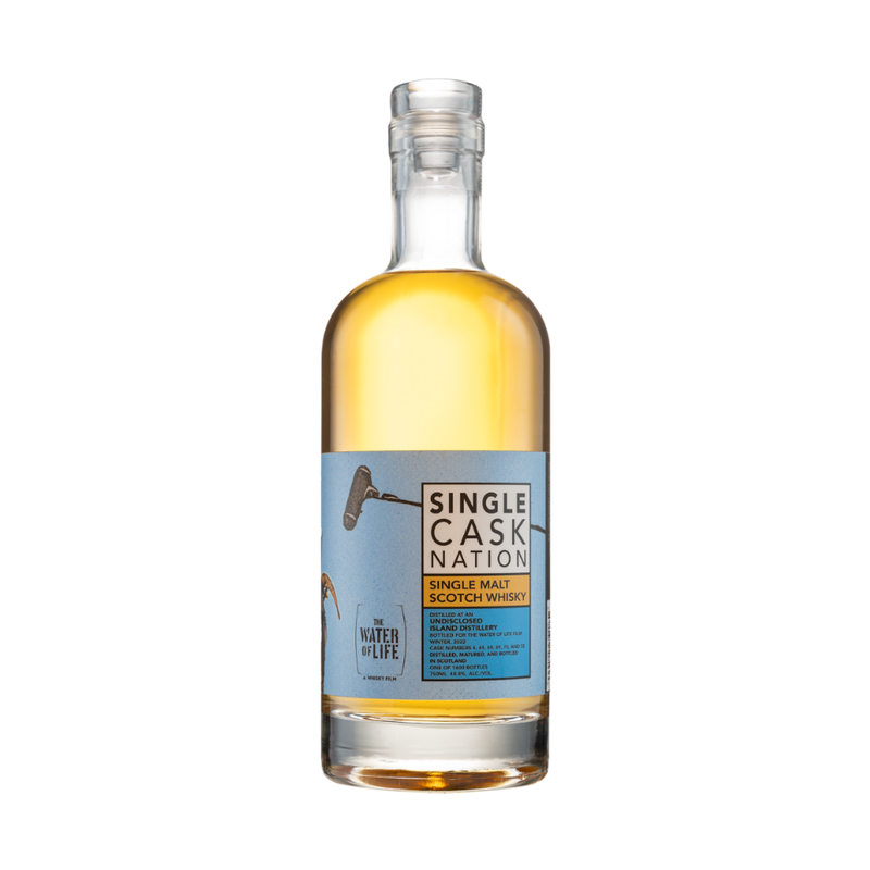 Single Cask Nation The Water of Life Collab Undisclosed Island Take 2 Single Malt Scotch Whisky