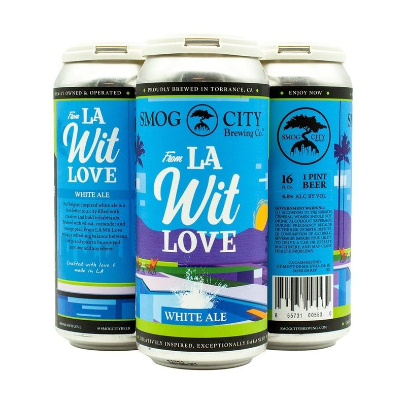 Smog City Brewing Co. From LA Wit Love White Ale Beer 4-Pack