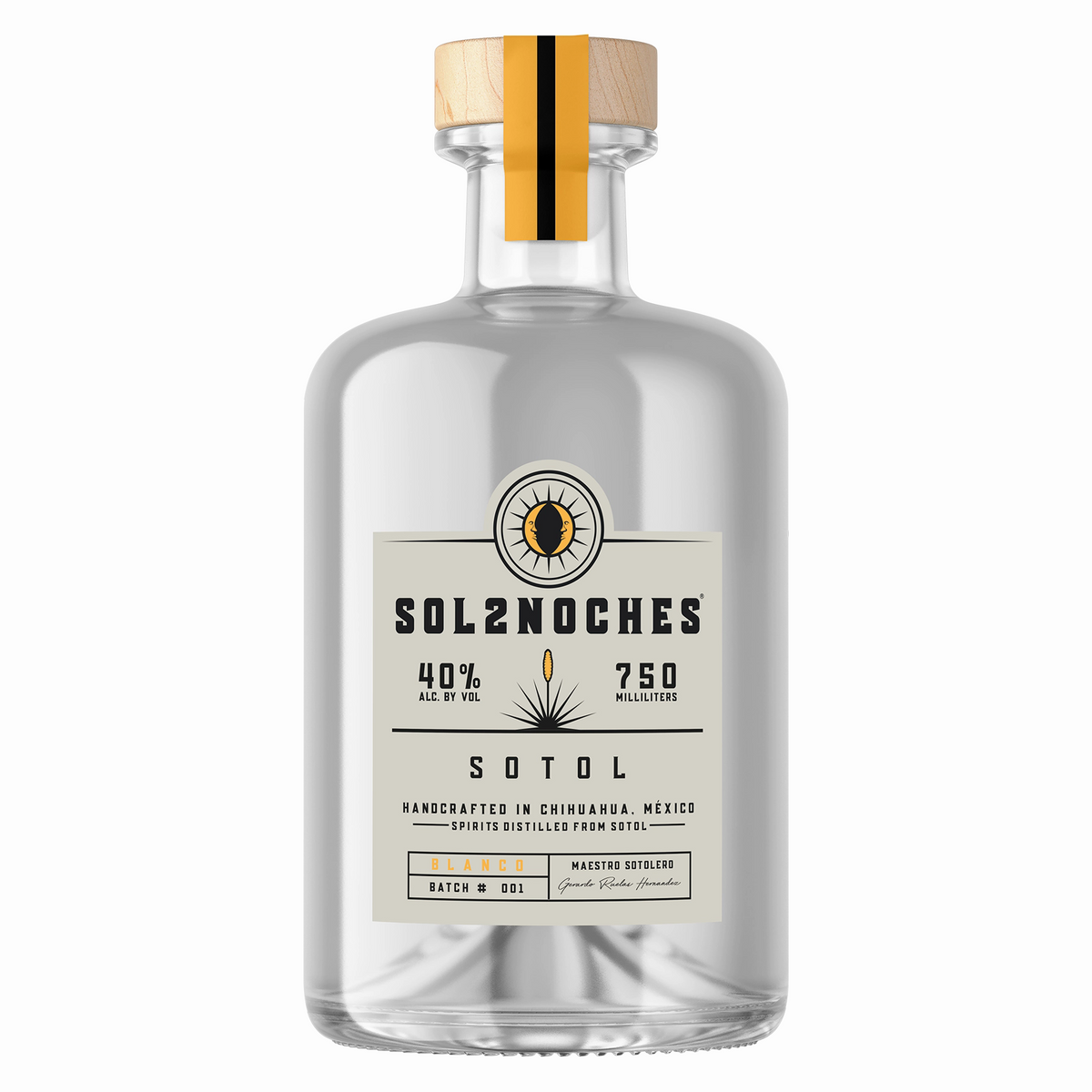 Sol2Noches Batch #001 Blanco Sotol 750ml