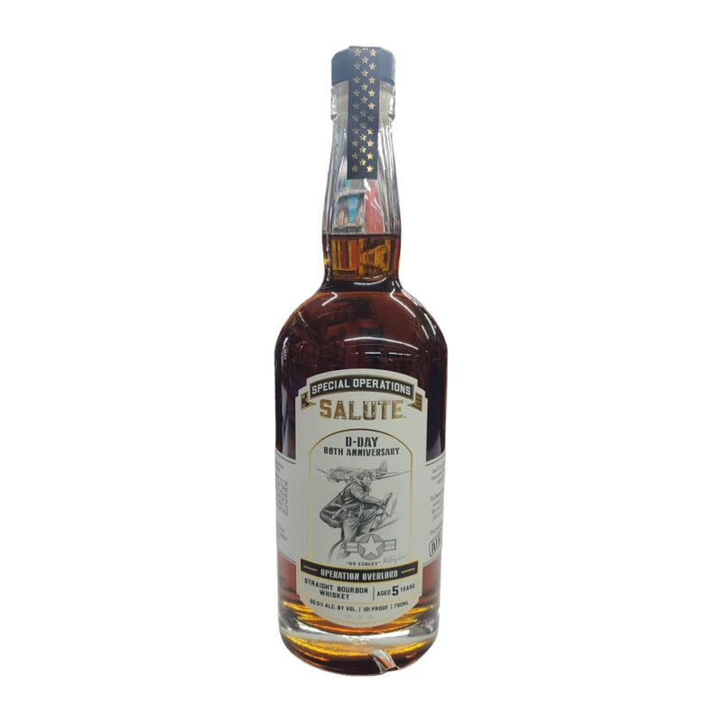 Special Operations Salute D-Day 80th Anniversary Air Straight Bourbon Whiskey 750ml