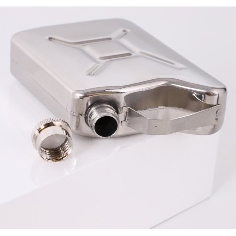 Stainless Steel Jerry Can Spirits Flask