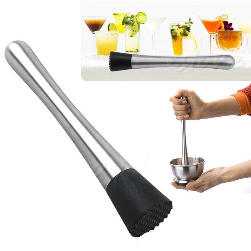 Stainless Steel Muddler & Ice Hammer