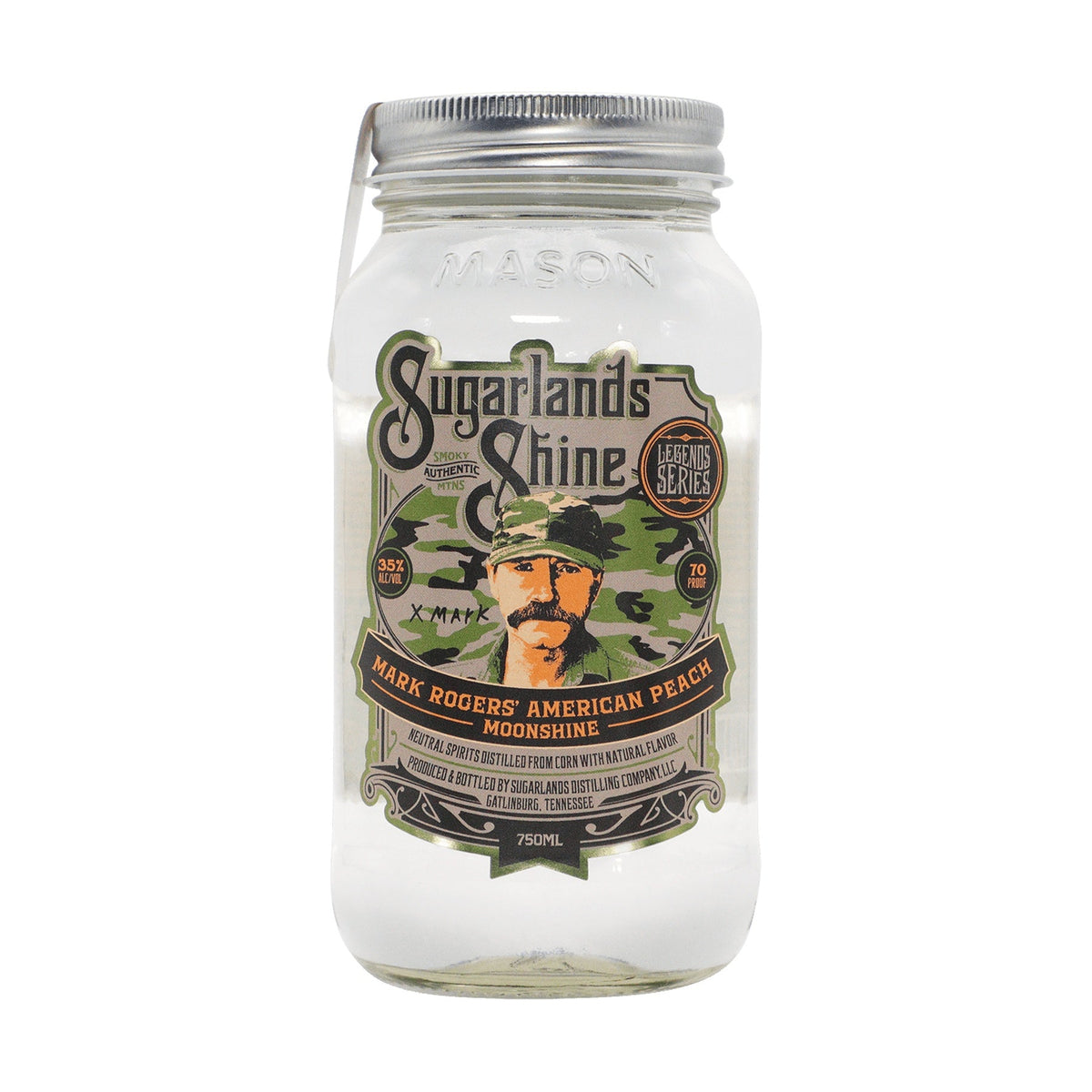 Sugarlands Shine Mark Rogers’ American Peach Moonshine 750ml