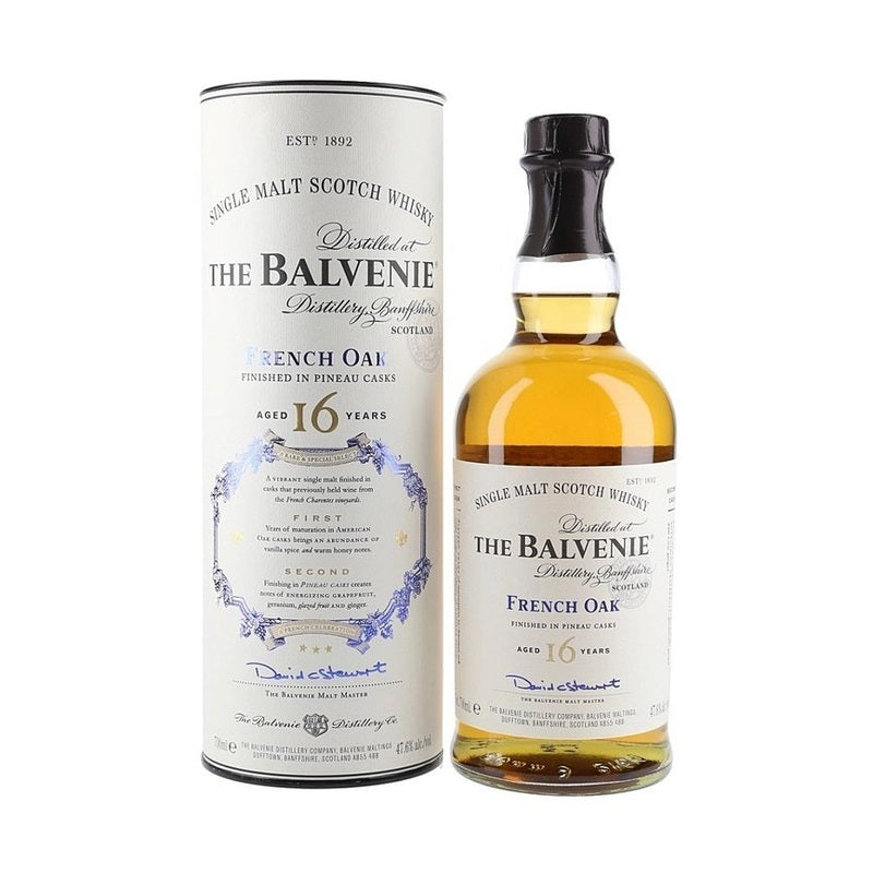 The Balvenie French Oak Pineau Cask Finish 16 Year Old Single Malt Scotch Whisky (750mL)