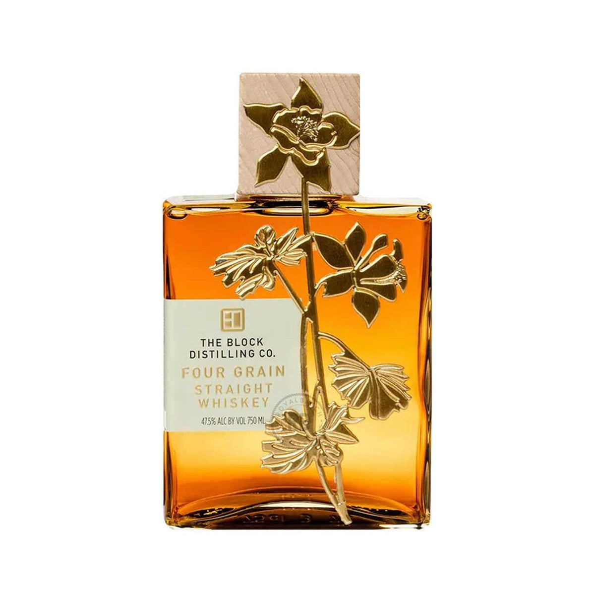 The Block Distilling Co. Four Grain Straight Whiskey 750ml