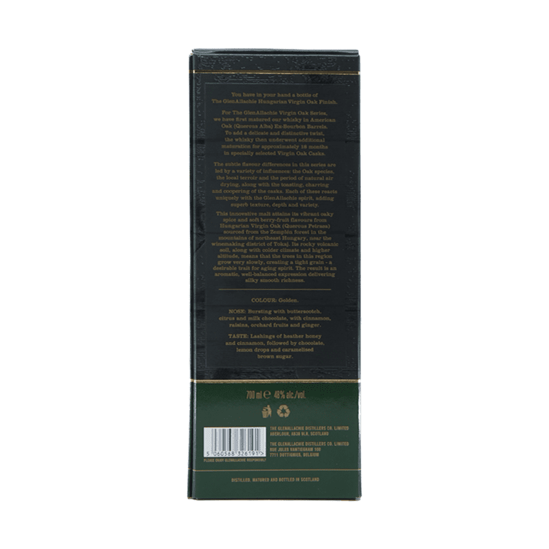 The GlenAllachie 7 Year Old Virgin Oak Series 'Hungarian Oak'