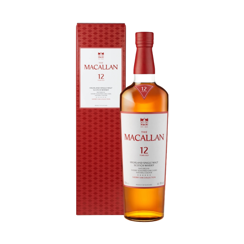 The Macallan 12 Year Old Sherry Oak Cask Highland Single Malt Scotch Whisky