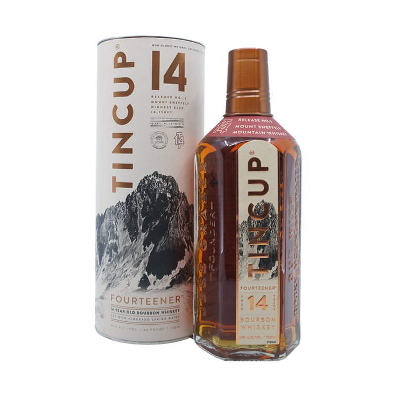 Tincup 'Fourteener' 14 Year Old Bourbon Whiskey