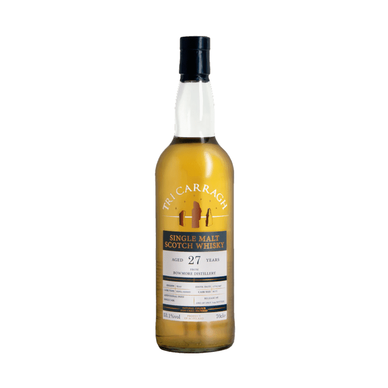 Tri Carragh Bowmore 27 Year Old Single Malt Scotch