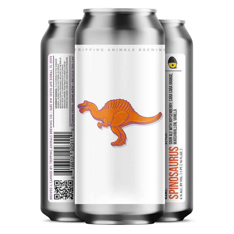 Tripping Animals Brewing Co. 'Spinosaurus' Sour Ale Beer 4-Pack