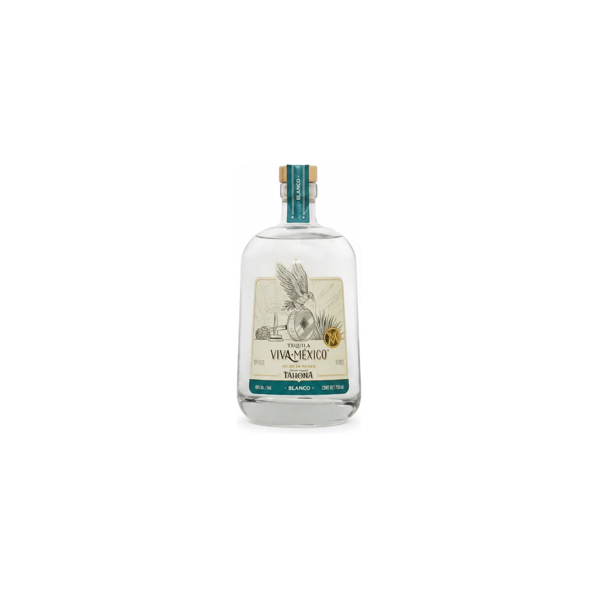 Viva México Tahona Blanco Tequila 750ml