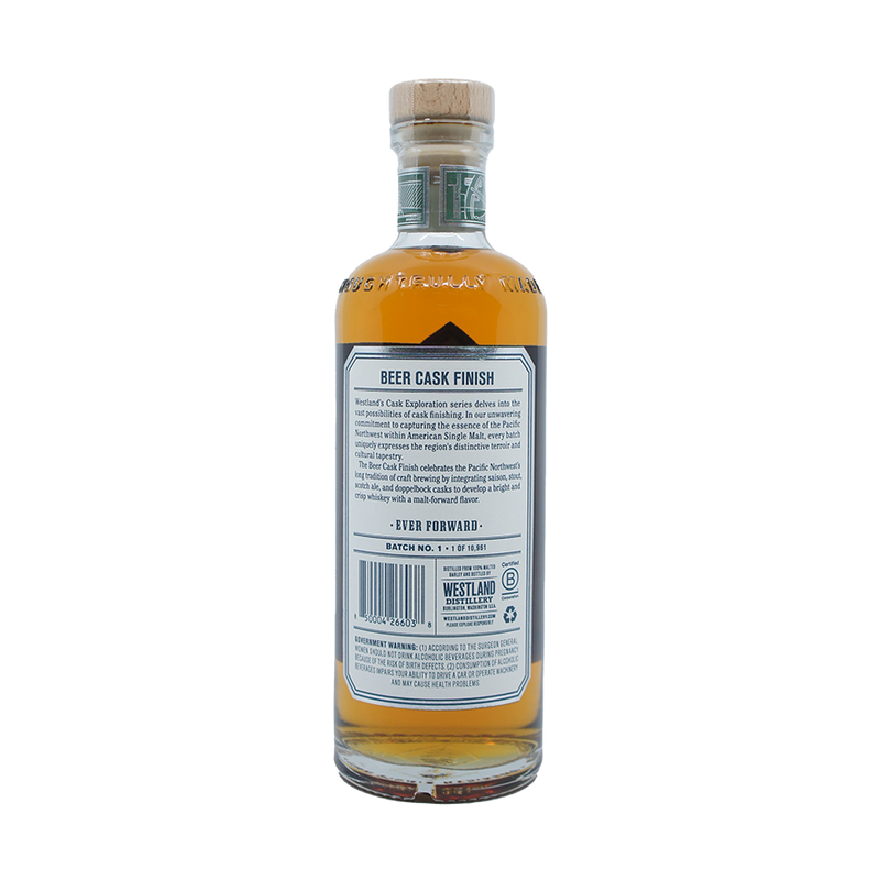 Westland 'Beer Cask Finish' American Single Malt Whiskey