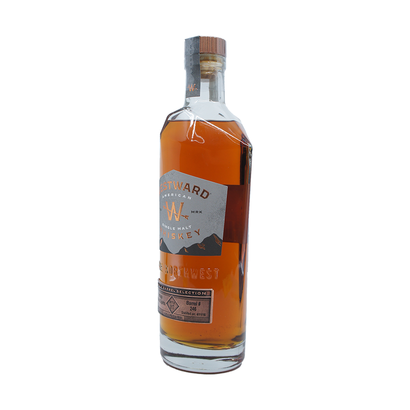 Westward American Single Malt Private Selection Single Barrel Whiskey