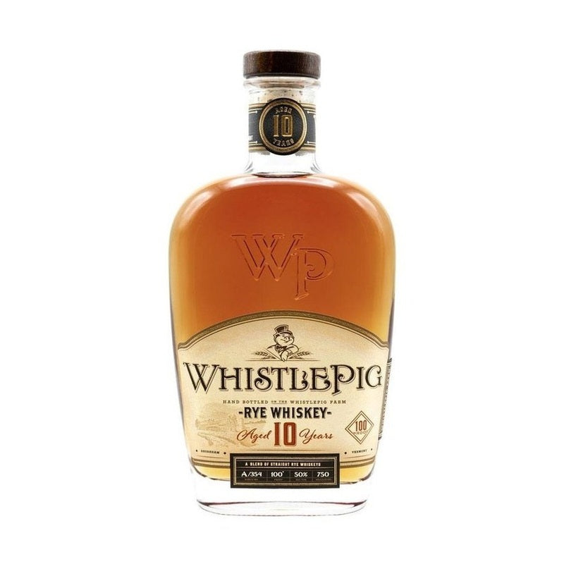 Whistle Pig 10 Year Straight Rye Whiskey (750mL)