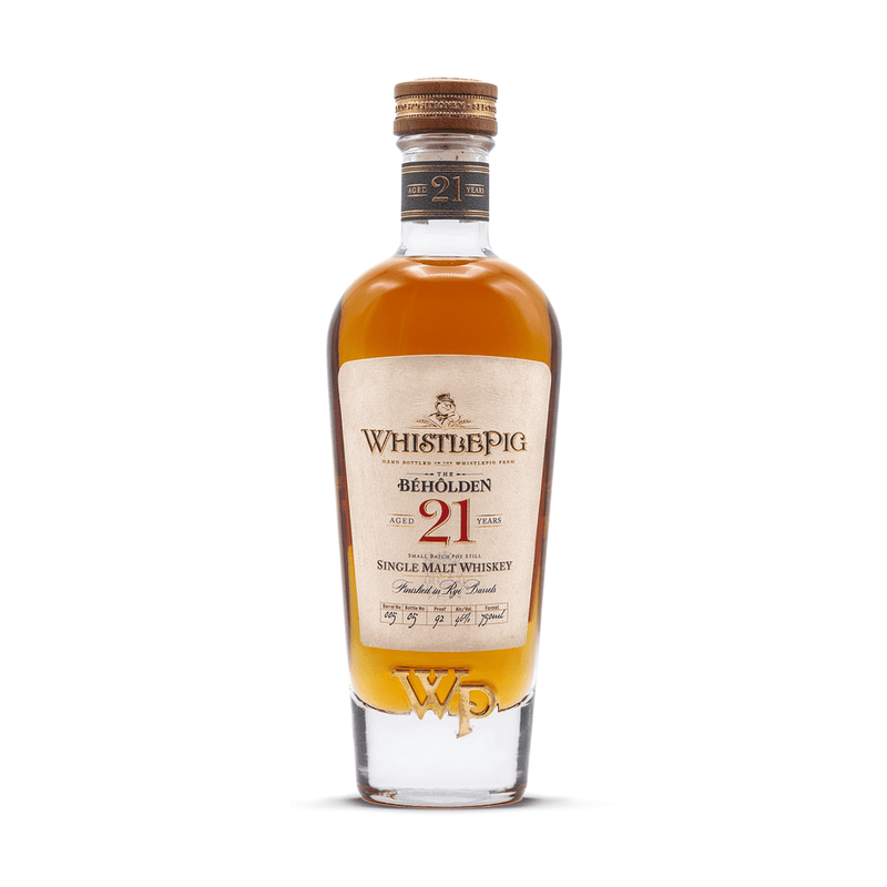 WhistlePig 21 Year Old 'The Beholden' Single Malt Whiskey
