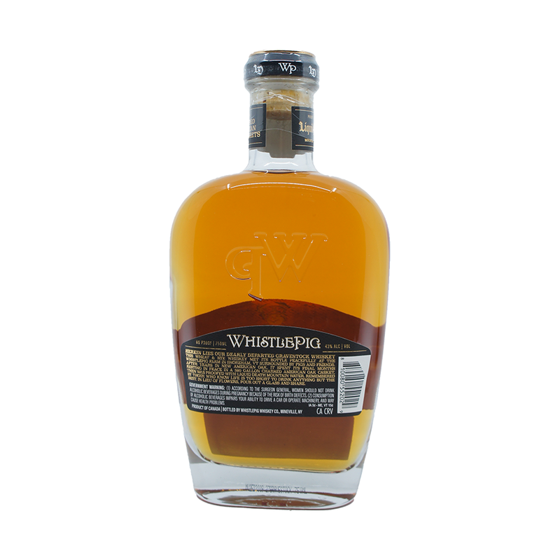 WhistlePig X Liquid Death Gravestock Wheat Whiskey
