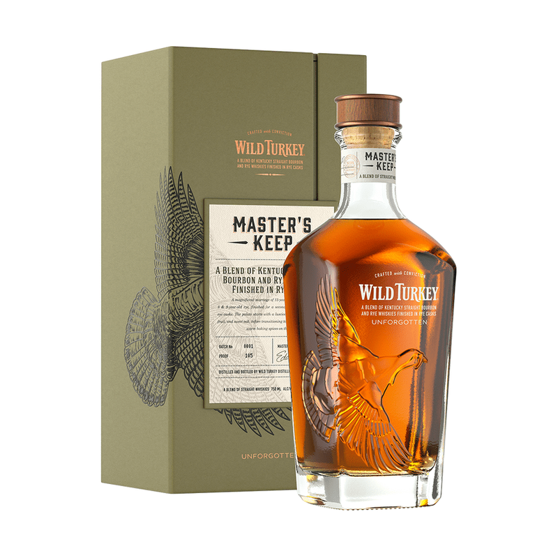 Wild Turkey Master's Keep 'Unforgotten' a Blend of Kentucky Straight Bourbon & Rye Whiskies