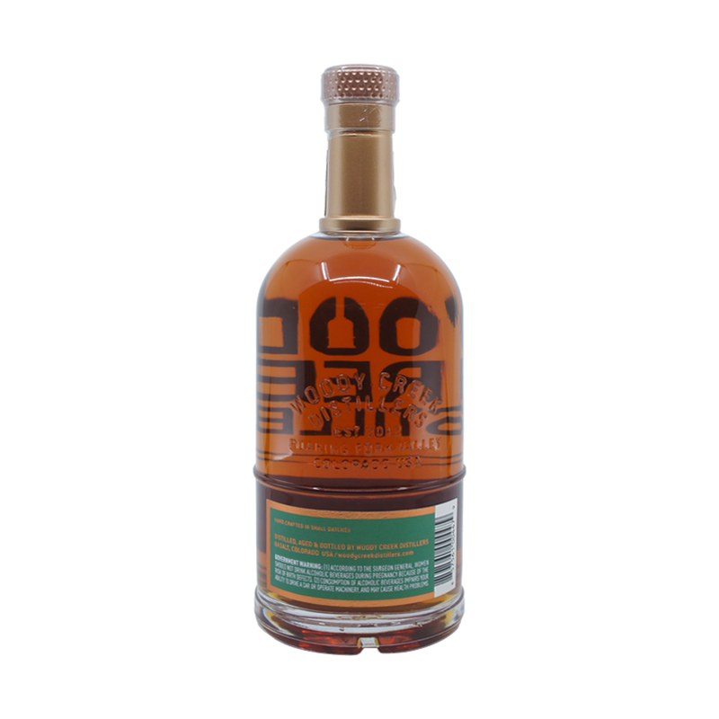 Woody Creek Distillers Single Barrel Colorado Straight Rye Whiskey