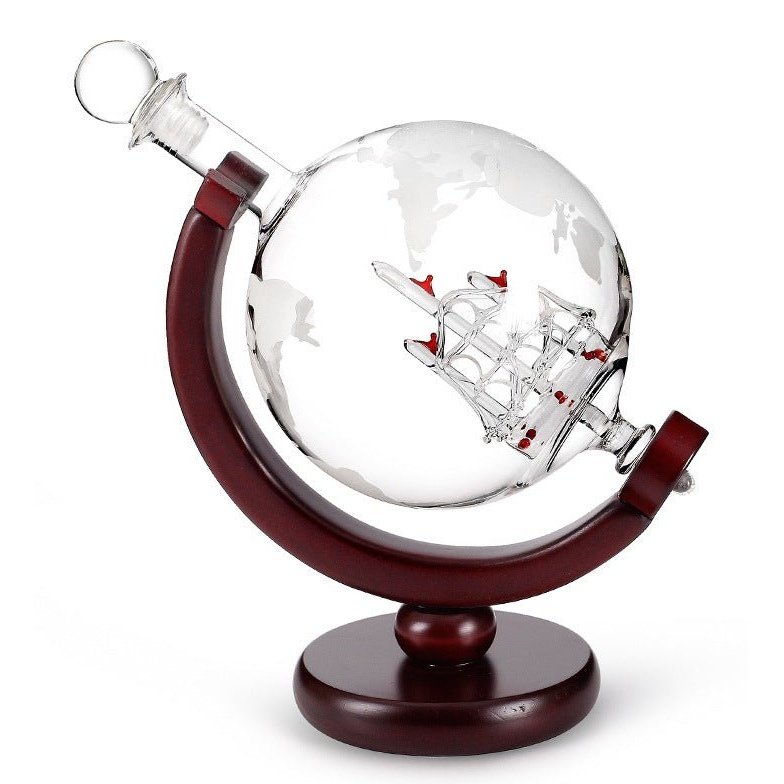 World Travelor Spirits Decanter With Glass