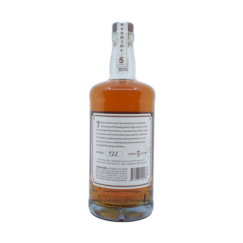 Wyoming Whiskey Small Batch Bourbon (750ml)