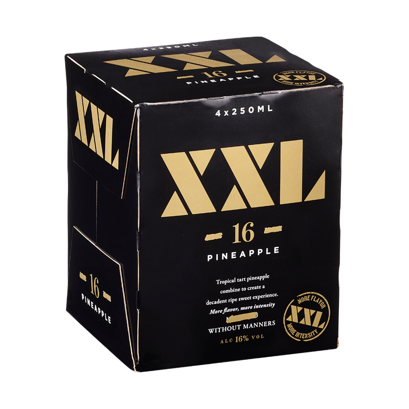 XXL Pineapple Moscato Flavored Wine 4-Pack